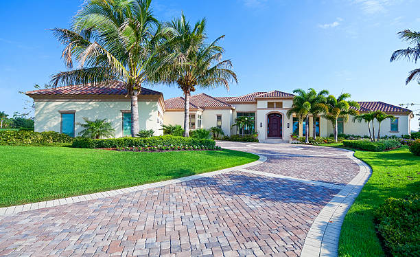 Permeable Paver Driveway in Stuart, FL